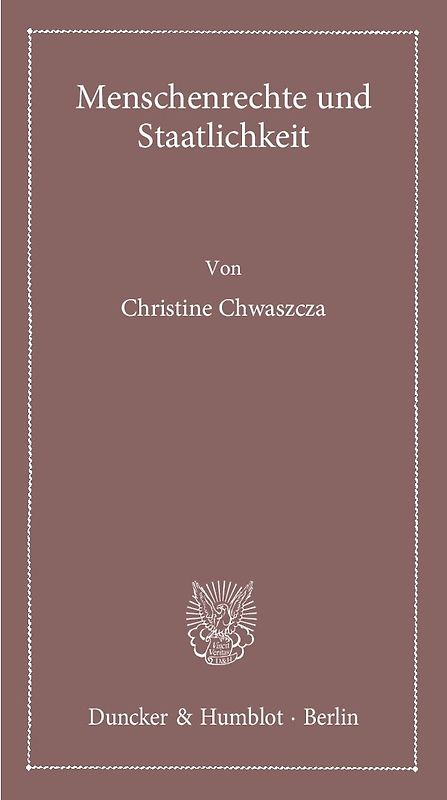 Menschenrechte und Staatlichkeit.
