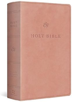 ESV Giant Print Personal Size Bible, Red Letter (Trutone, Blush Rose)