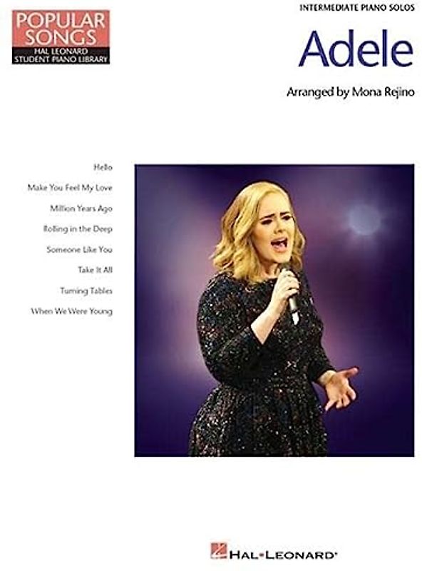 Adele: Popular Songs Series: Noten, Sammelband für Klavier: 8 Beautiful Arrangements for Intermediate Piano Solo (Popular Songs: Hal Leonard Student Piano Library)