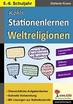 Stationenlernen Weltreligionen / Klasse 5-6