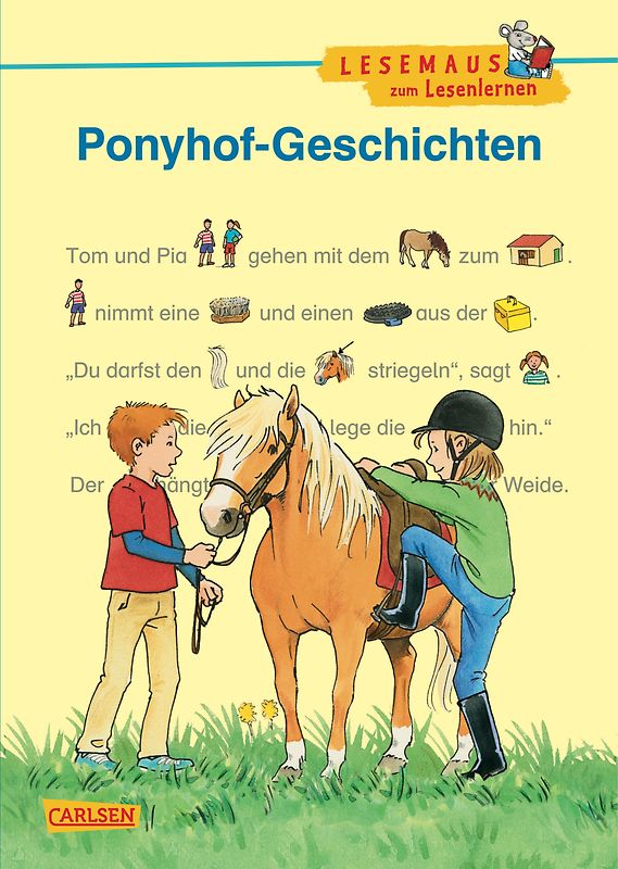 LESEMAUS zum Lesenlernen Sammelbände: Ponyhof-Geschichten zum Lesenlernen