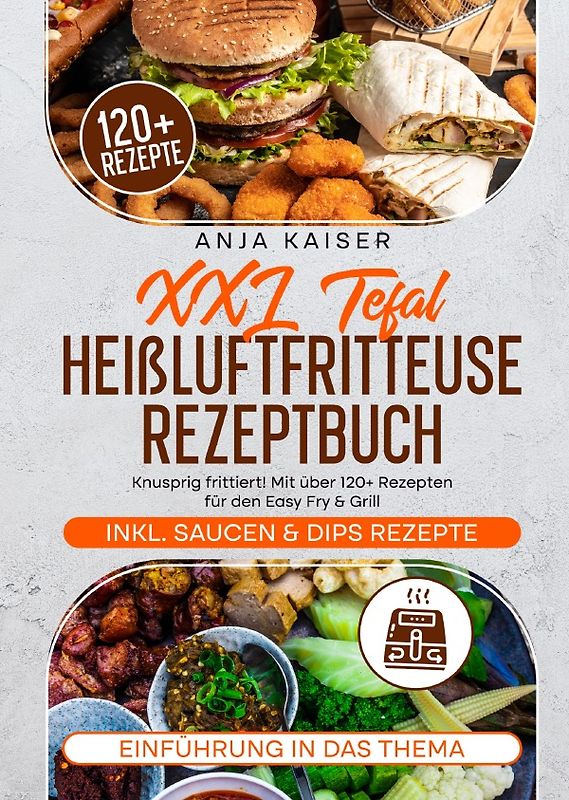 XXL Tefal Heißluftfritteuse Rezeptbuch