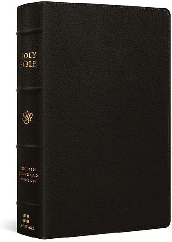 ESV Giant Print Personal Size Bible, Red Letter (Buffalo Leather, Deep Brown)