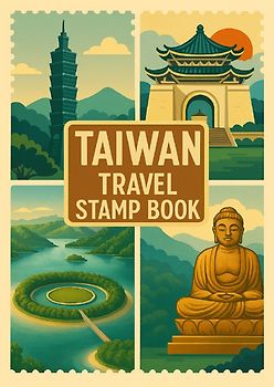 Taiwan Travel Stamp book