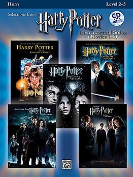 Harry Potter Movies 1-5, w. Audio-CD, for Horn in F (Harry Potter Instrumental Solos (Movies 1-5): Level 2-3) - John Williams