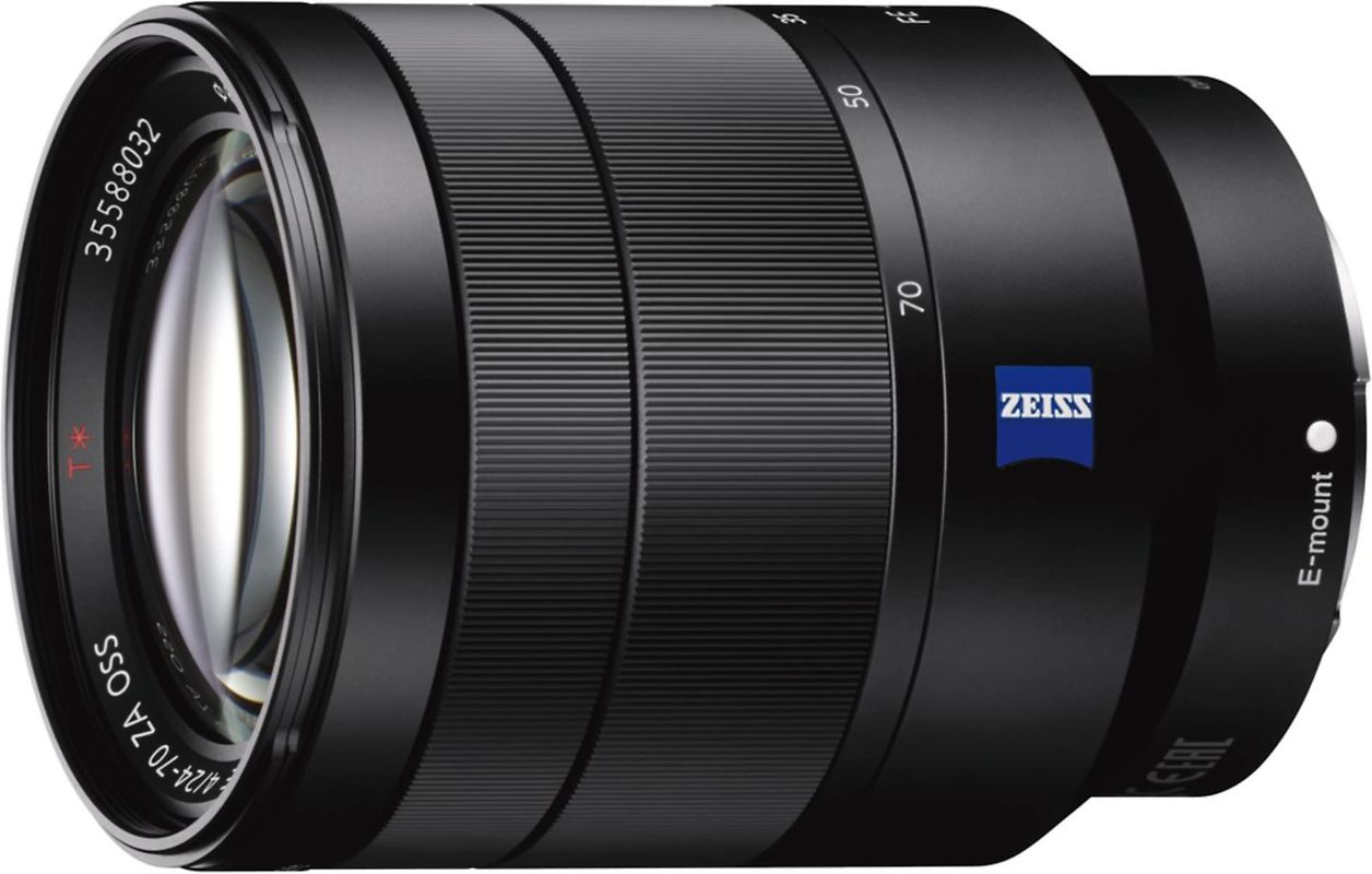 Sony FE Vario-Tessar 24-70 mm F4.0 OSS ZA 67 mm Filtergewinde (Sony E-mount Anschluss) schwarz