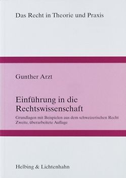 Einführung in die Rechtswissenschaft