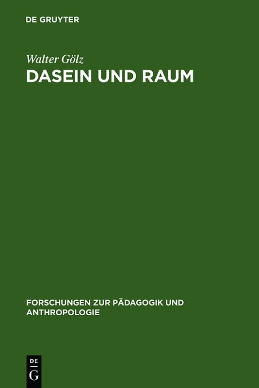 Dasein und Raum