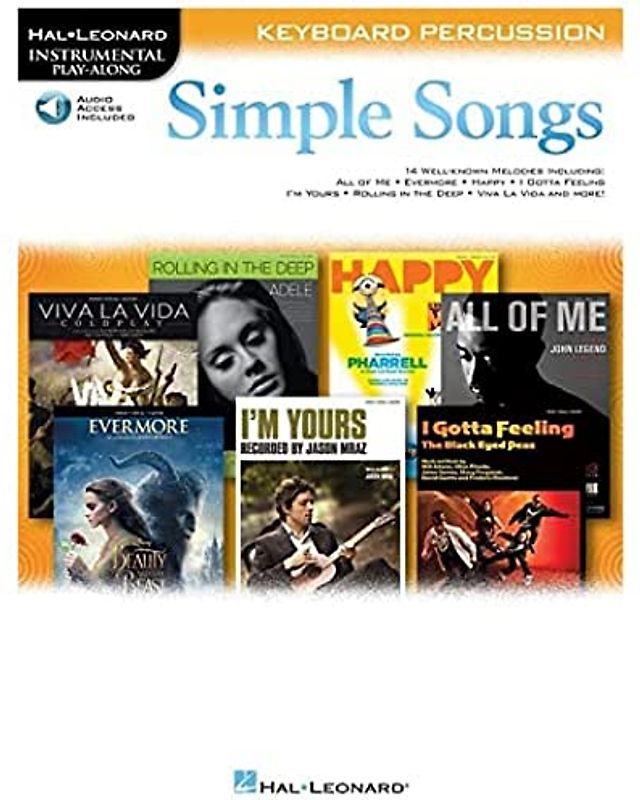 Simple Songs: Keyboard Percussion (Hal Leonard Instrumental Play-Along)