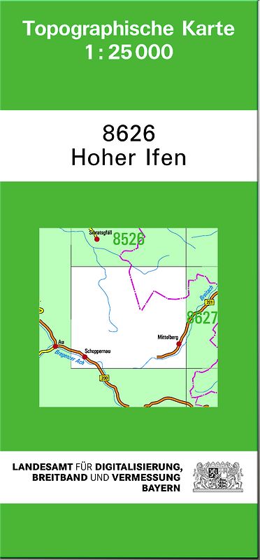 TK25 8626 Hoher Ifen