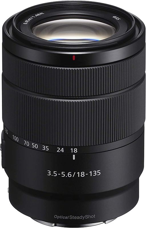 Sony E 18-135 mm F3.5-5.6 OSS 55 mm Objectif (adapté à Sony E-mount) noir