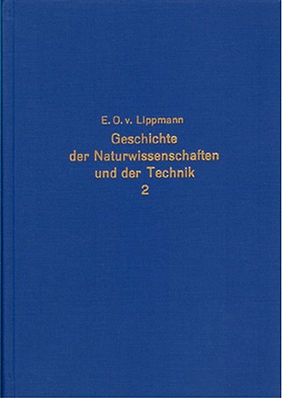 Beiträge zur Geschichte der Naturwissenschaften und der Technik - Band 2