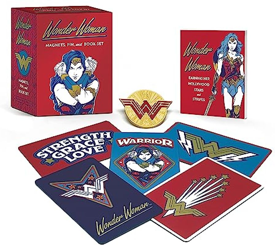 Wonder Woman: Magnets, Pin, and Book Set (RP Minis)