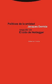 Políticas de la amistad : seguido de el oído de Heidegger