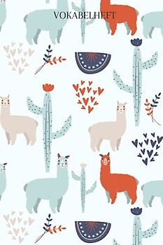 Vokabelheft: Vokabelheft Alpaka, A5, 60 Seiten mit je 2 Spalten