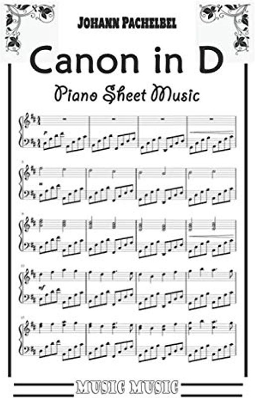 Pachelbel's Canon in D Piano Sheet Music