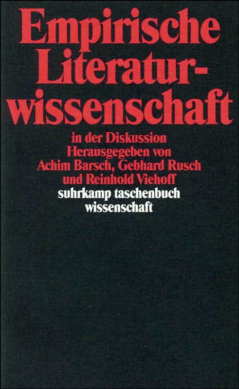 Empirische Literaturwissenschaft in der Diskussion