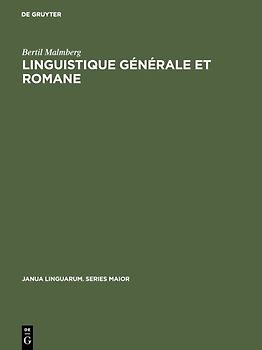 Linguistique générale et romane