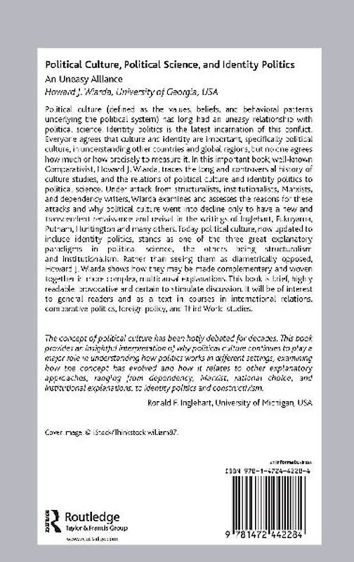 Political Culture, Political Science, and Identity Politics