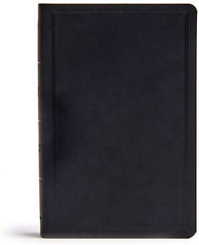 CSB Deluxe Gift Bible, Black Leathertouch