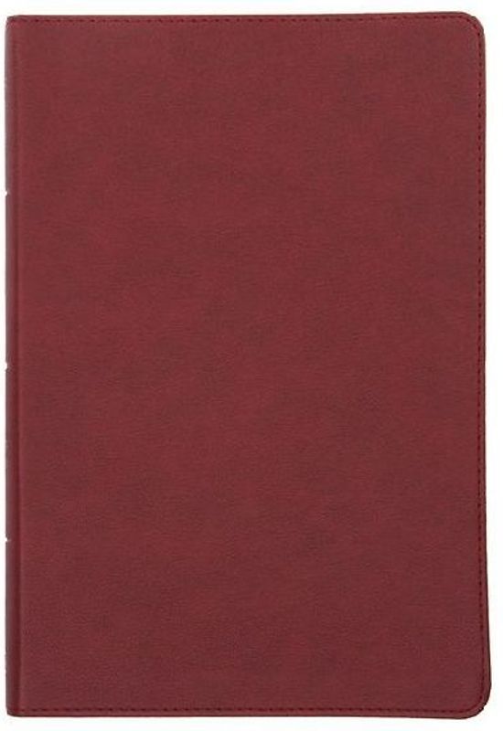 NASB Giant Print Reference Bible, Burgundy Leathertouch