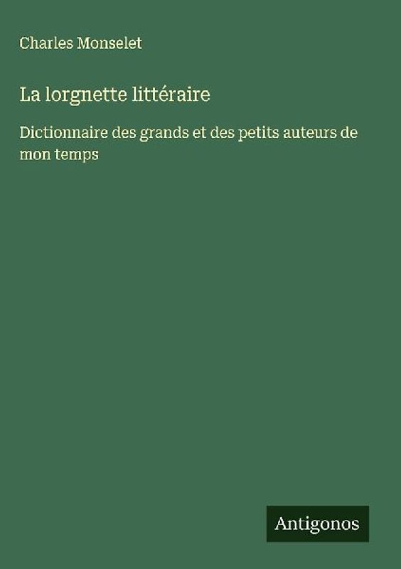 La lorgnette littéraire