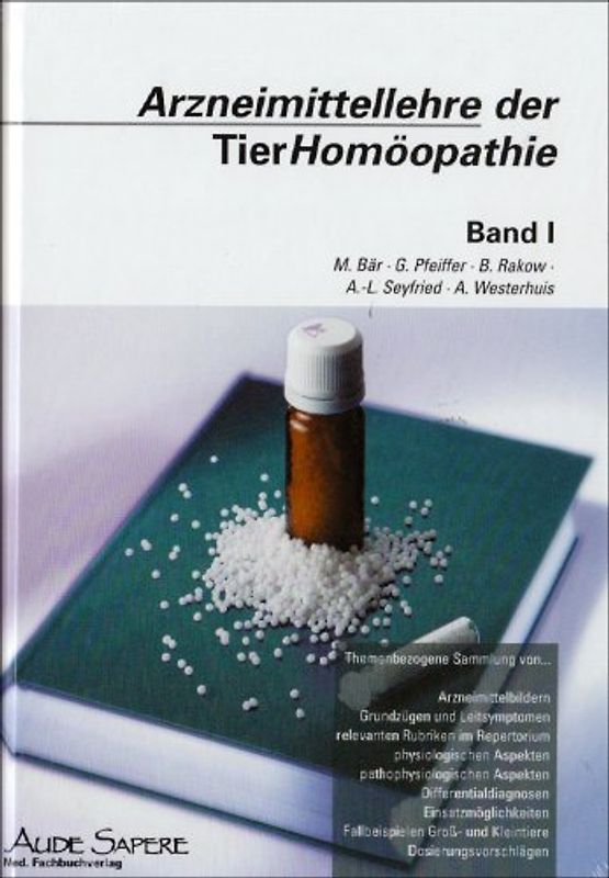 Arzneimittellehre der TierHomöopathie / Arzneimittellehre der TierHomöopathie