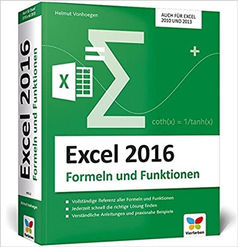 Excel 2016 – Formeln und Funktionen