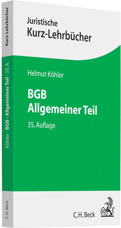 BGB Allgemeiner Teil