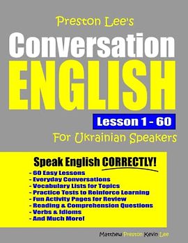 Preston Lee's Conversation English For Ukrainian Speakers Lesson 1 - 60 (Preston Lee's English For Ukrainian Speakers)