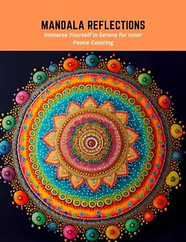 Mandala Reflections: Immerse Yourself in Serene for Inner Peace Coloring