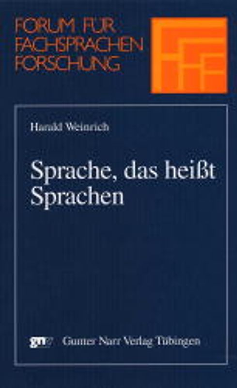 Sprache, das heißt Sprachen