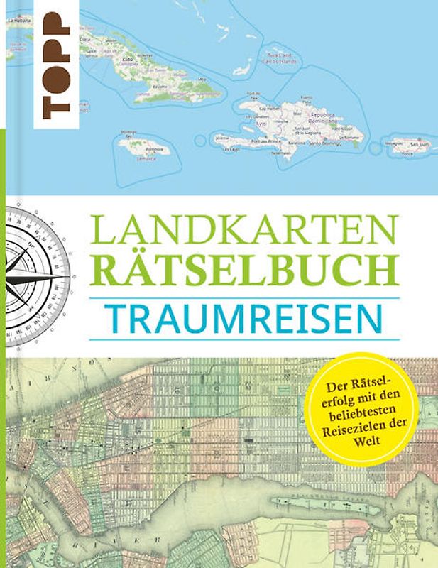 Landkarten Rätselbuch – Traumreisen