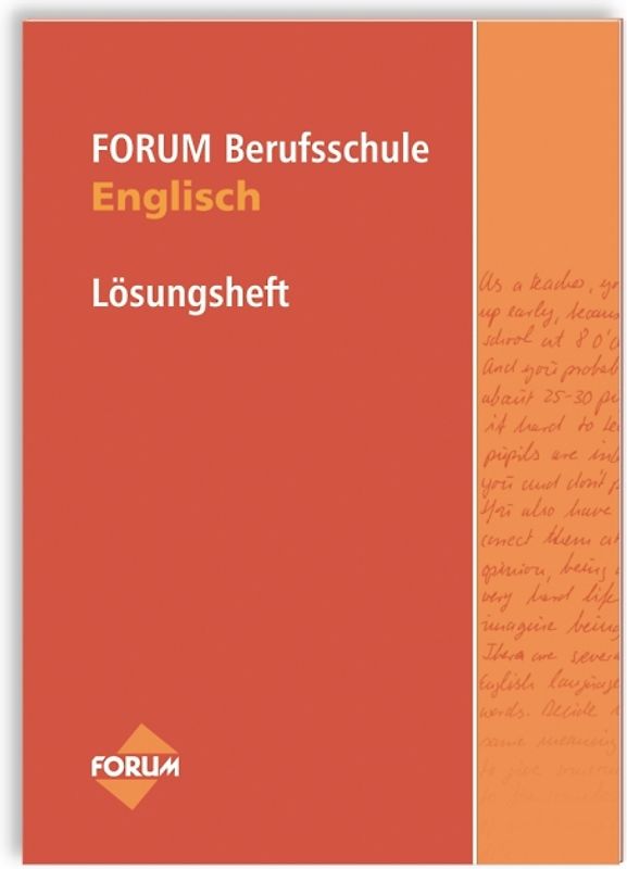 Forum Berufsschule Lösungsheft Englisch