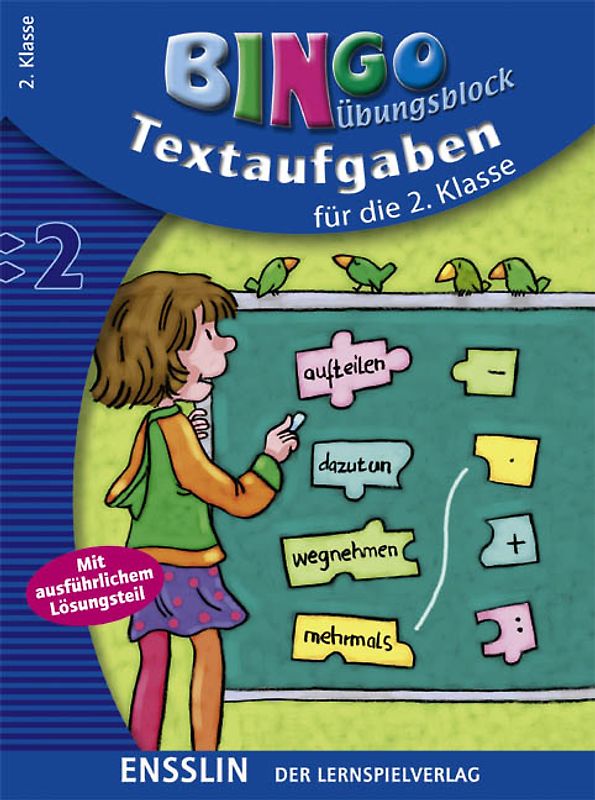 Textaufgaben für die 2. Klasse