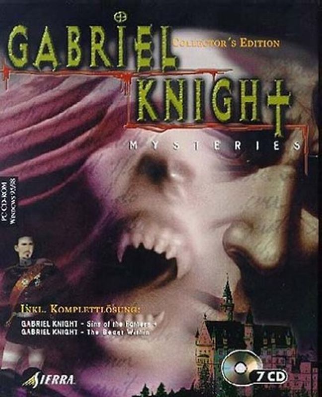 Gabriel Knight Mysteries [Collector's Edition, 7 CD-Roms, inkl. Lösungsbuch] PC Spiele