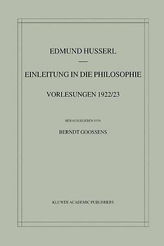 Einleitung in die Philosophie