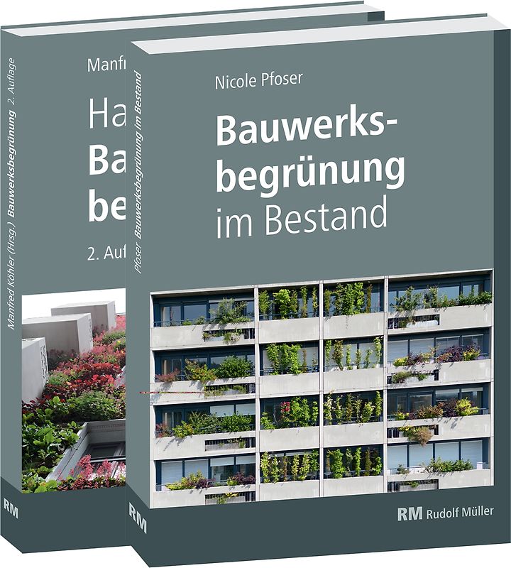 Buchpaket: Handbuch Bauwerksbegrünung und Bauwerksbegrünung im Bestand