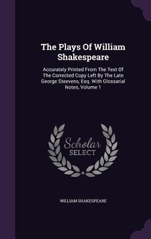The Plays Of William Shakespeare