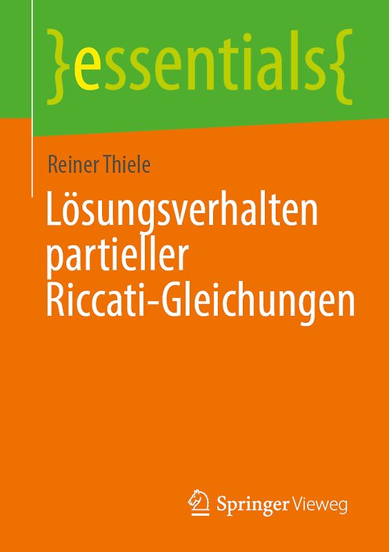 Lösungsverhalten partieller Riccati-Gleichungen