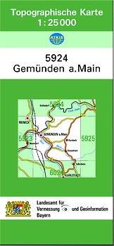 TK25 5924 Gemünden a.Main