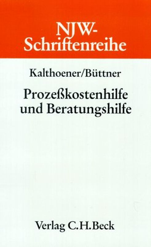 Prozesskostenhilfe und Beratungshilfe