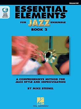 Essential Elements for Jazz Ensemble Book 2 - BB Trumpet by Mike Steinel Books with Online Audio