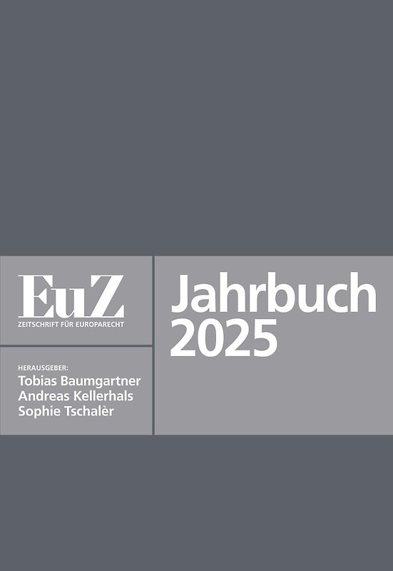 EuZ - Zeitschrift für Europarecht - Jahrbuch 2025