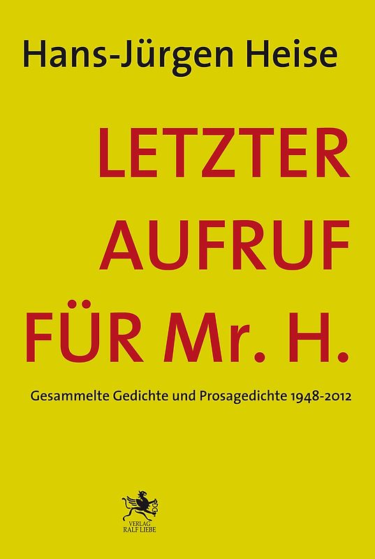 Letzter Aufruf für Mr. H.