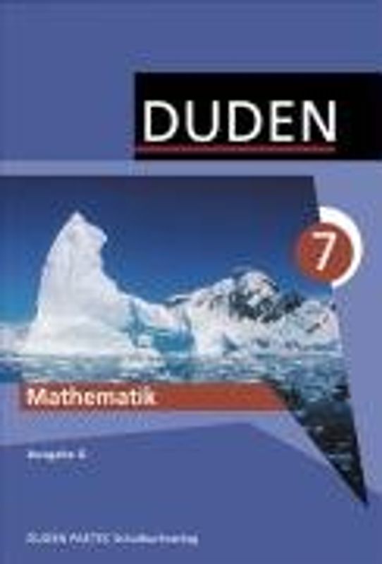 Duden Mathematik - Sekundarstufe I - Ausgabe G - Berlin / 7. Schuljahr - Schülerbuch