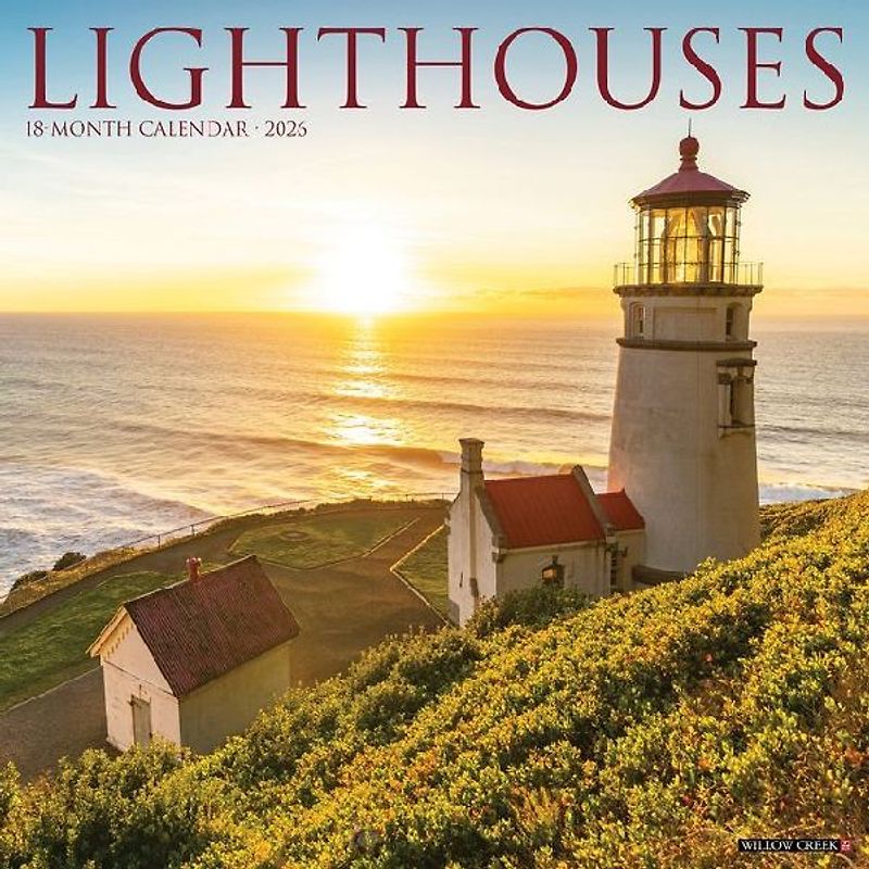 Lighthouses 2026 12 X 12 Wall Calendar