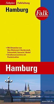Falk Falkplan Falkfaltung Hamburg 1:19 000-1:32 500