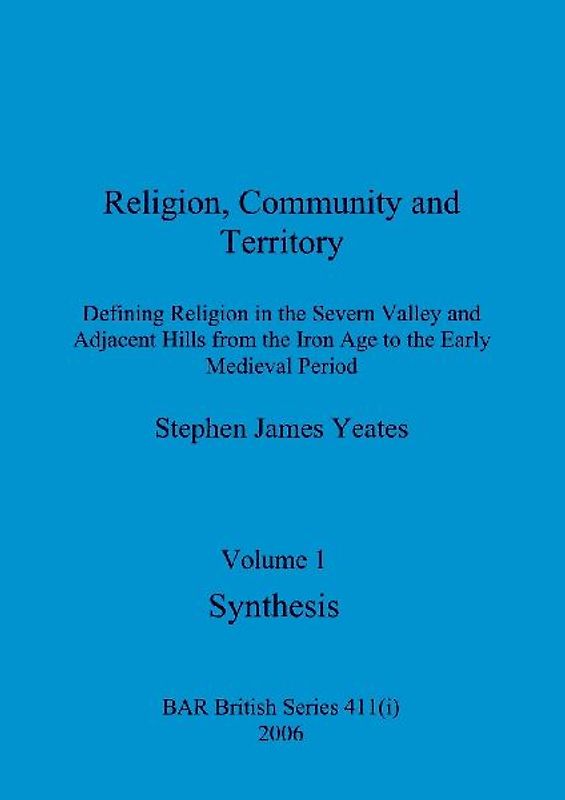 Religion, Community and Territory, Volume 1