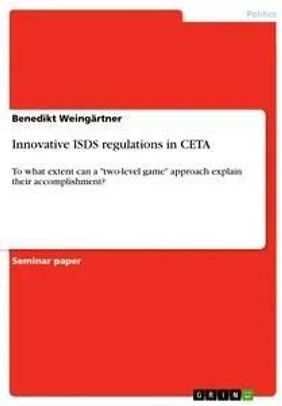Innovative ISDS regulations in CETA